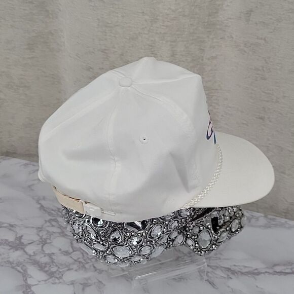 WINNER Renaissance International Vintage Geneva Hat White Blue Streetwear - Picture 7 of 12